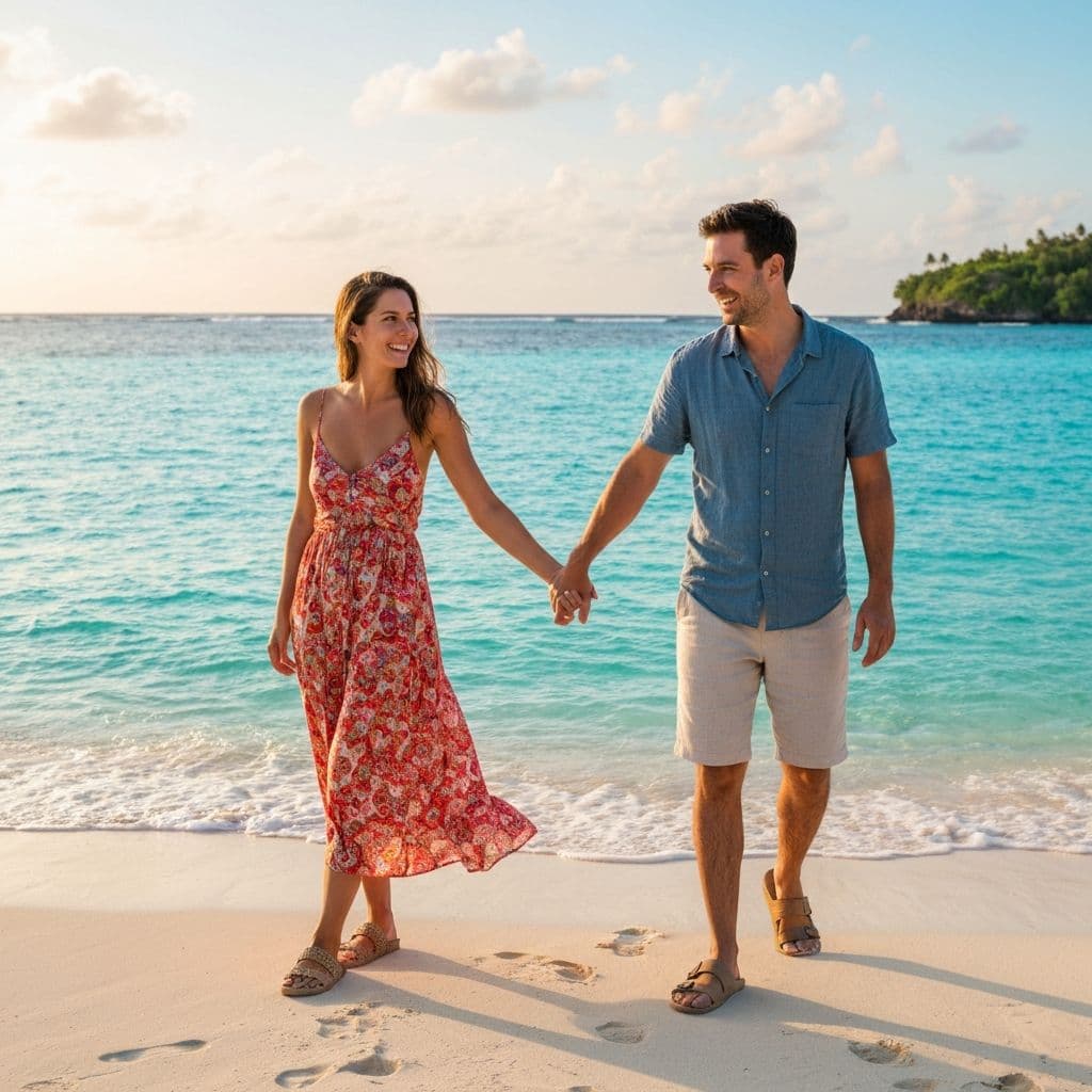 LGBTQIA+ couple traveling